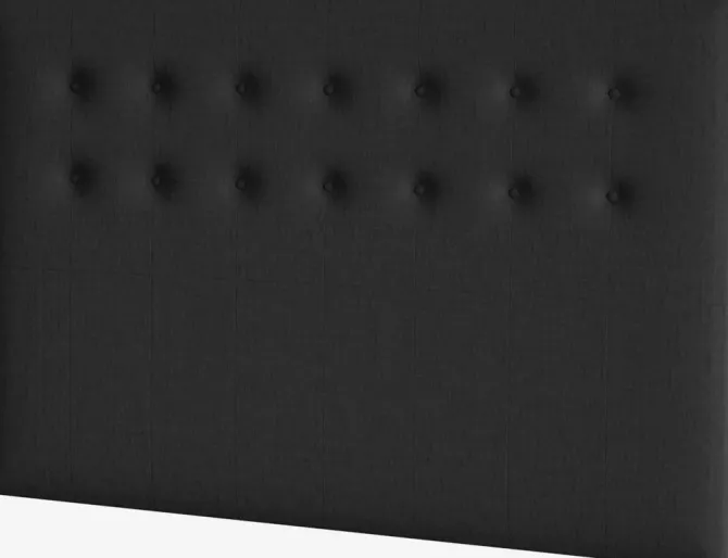 Sengegavl 180x122 H70 BUTTONS Grå-40