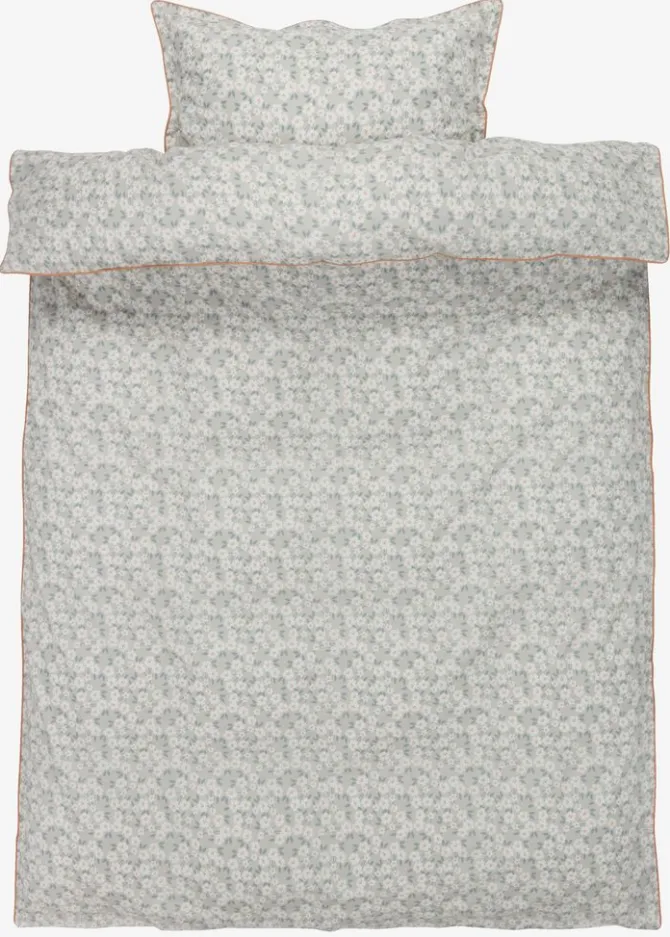 Sengetøj INGA percale 140x200 grå