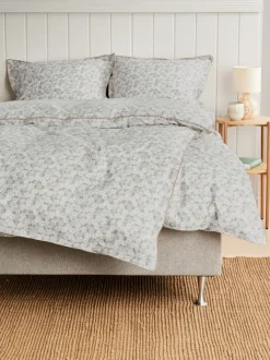 Sengetøj INGA percale 140x200 grå