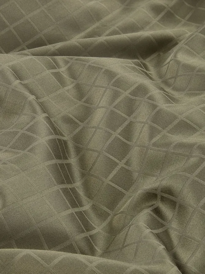Sengetøj INGEBORG satin 140x200 olivengrøn