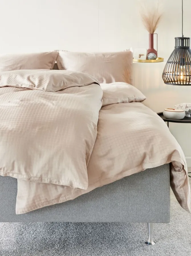 Sengetøj INGEBORG satin 140x200 sand