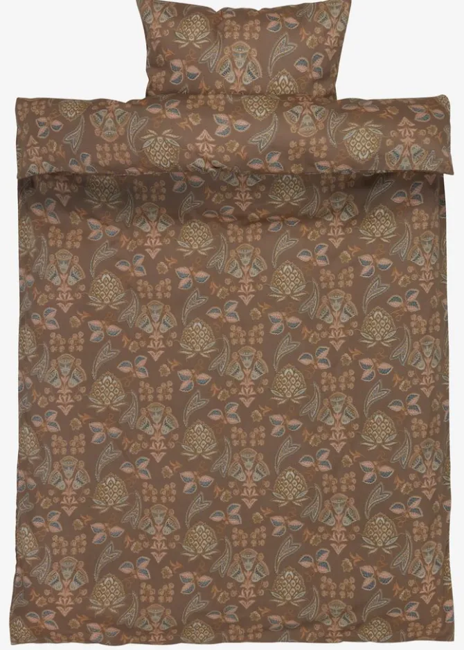 Sengetøj MIMMI satin 140x200 mørk sand