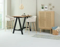Skab HALMSTAD 2 låger eg