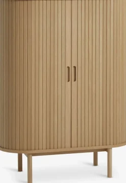 Skab LYNGVIG 90 cm 2 jalousilåger eg natur