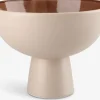 Skål CHRIS Ø21xH16cm beige/terrakotta