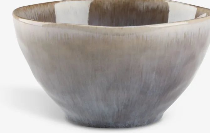 Skål HENNING Ø14xH8cm grå