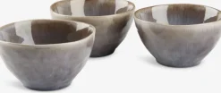 Skål HENNING Ø14xH8cm grå