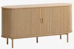 Skænk LYNGVIG 160 cm 2 jalousilåger eg natur