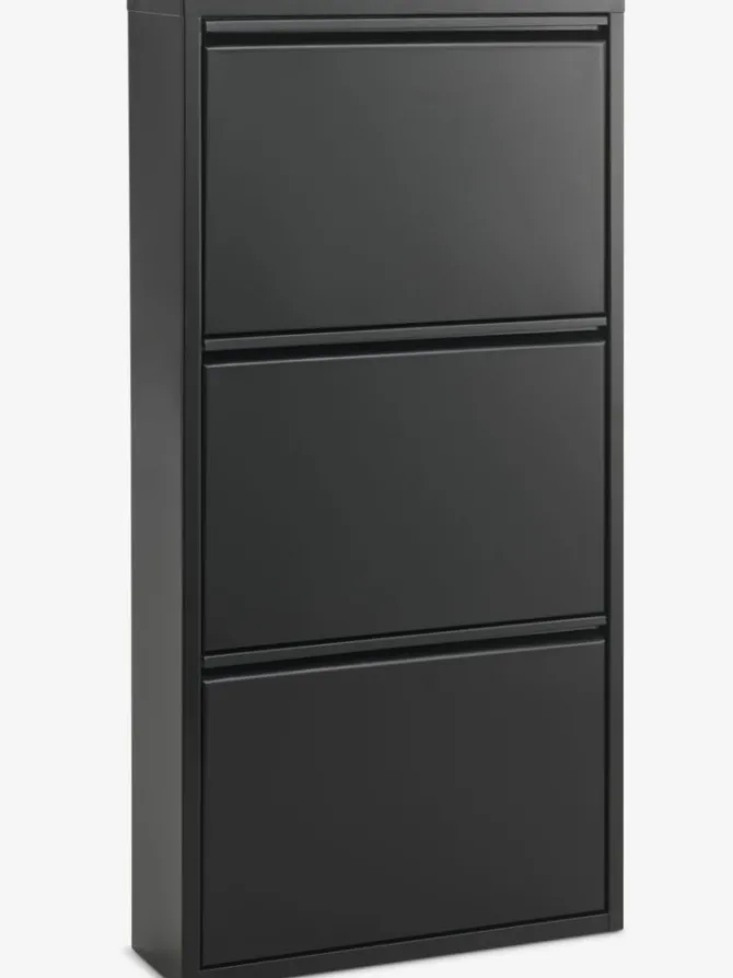 Skoskab HALLENSLEV 3 rum sort