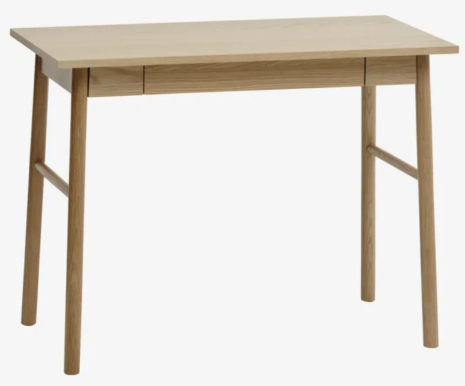 Skrivebord LANGELINIE 50x100 1 skuffe eg