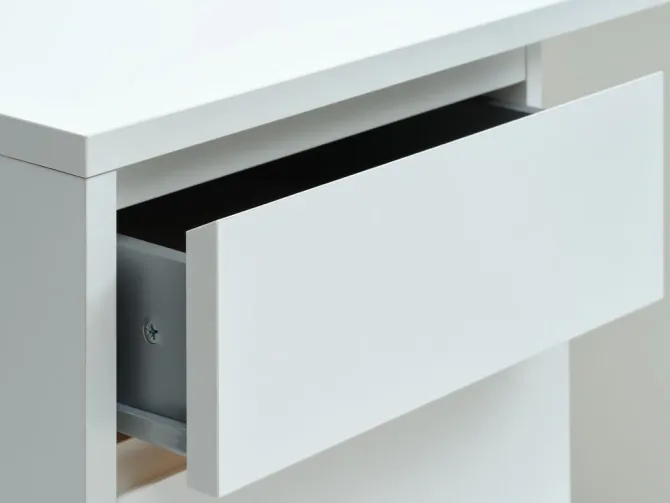 Skrivebord LIMFJORDEN 60x120 4 skuffer hvid