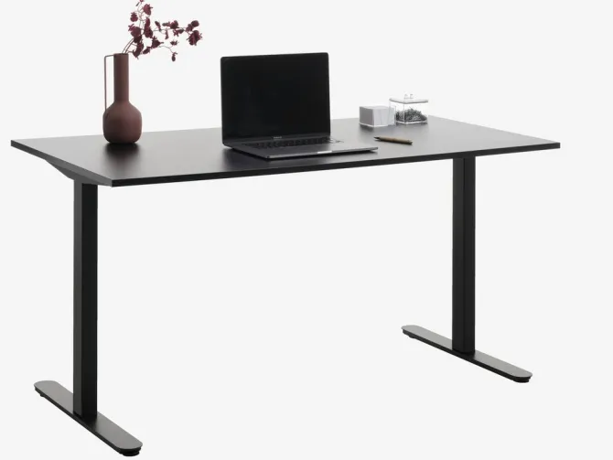 Skrivebord STAUNING 80x160 sort