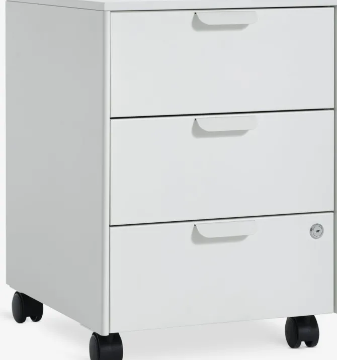 Skuffesektion KLINTHOLM 3 skuffer hvid