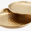 Smykkeskål EDSELE Ø11/14cm guldmetal 2 stk