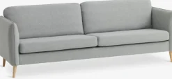 Sofa AARHUS 3-pers. lysegråt stof