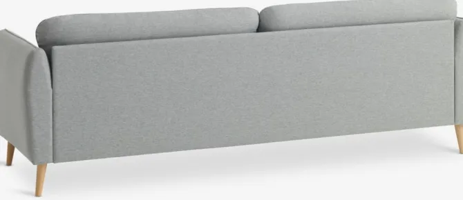 Sofa AARHUS 3-pers. lysegråt stof