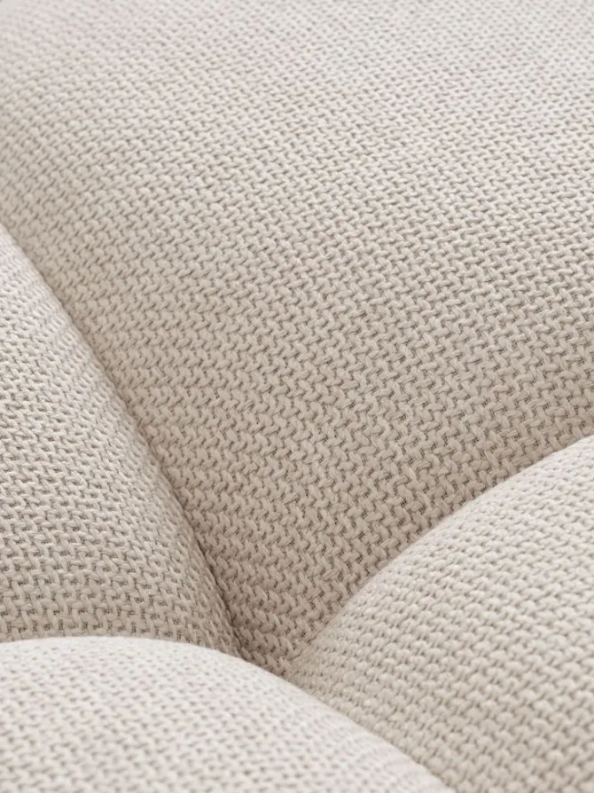 Sofa ALLESE chaiselong højrevendt beige stof