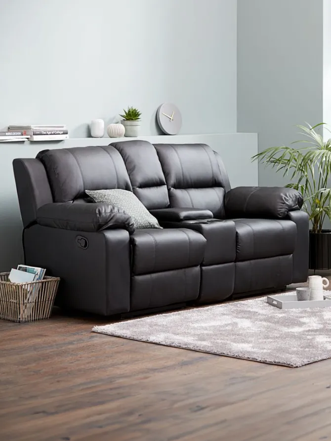 Sofa BATUM 2-pers. vippefunktion sort
