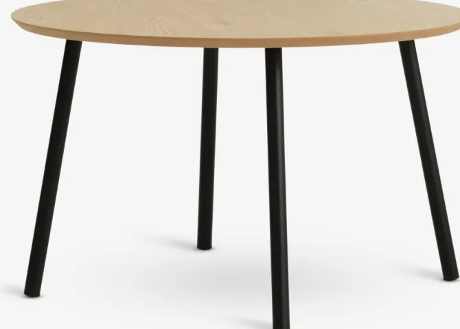 Sofabord NYBO Ø70 egefarve/sort