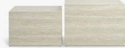 Sofabord ROLSTED 58x58/50x50 marmorfarve 2 stk