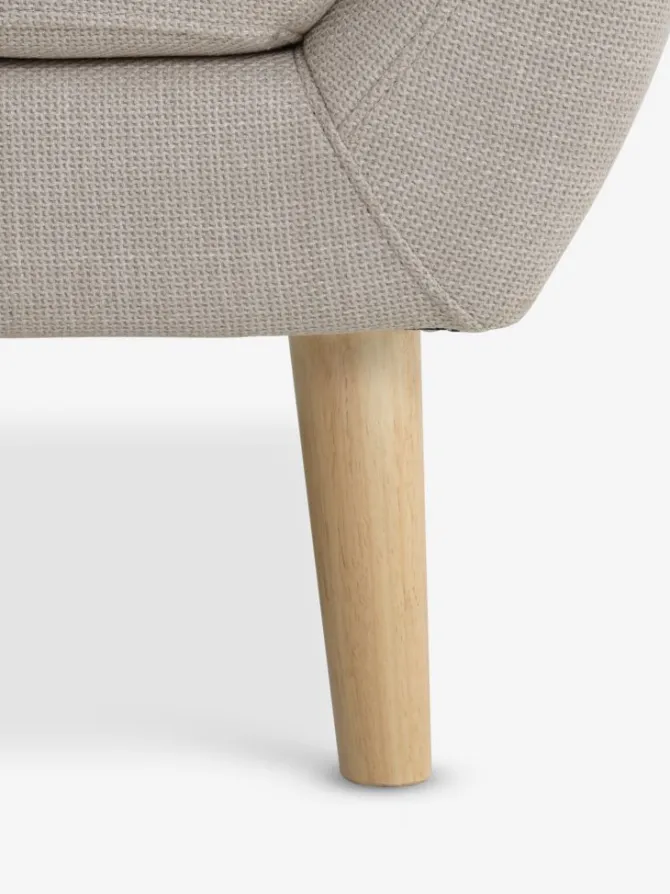 Sofa EGEDAL 2.5-pers. beige stof/egefarve