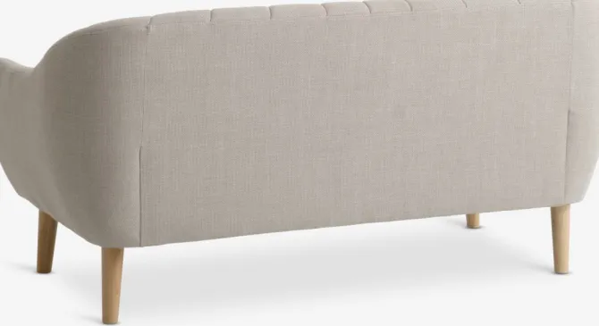 Sofa EGEDAL 2.5-pers. beige stof/egefarve