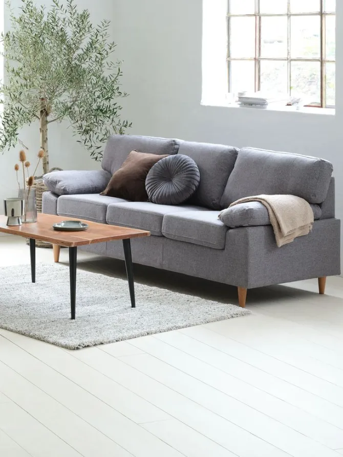 Sofa GEDVED 3-pers. grå