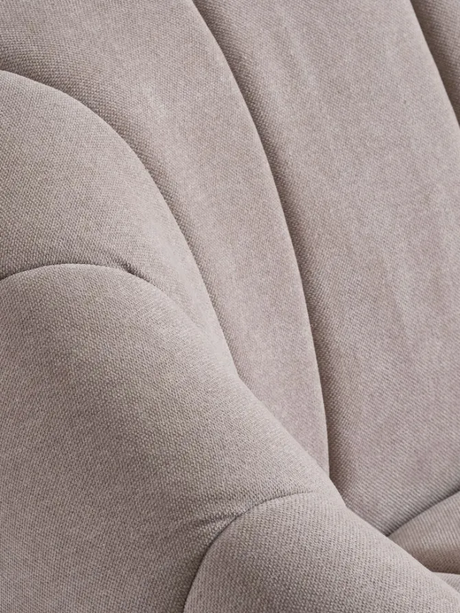 Sofa HUNDIGE 2-pers. beige stof