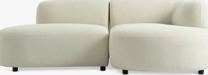 Sofa JYLLINGE chaiselong beige teddy
