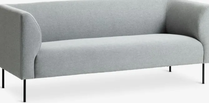 Sofa KARE 3-pers. lysegrå