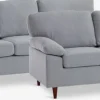 Sofasæt GEDVED 3+2-pers. lysegrå