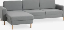 Sofa SVALBARD chaiselong lysegrå