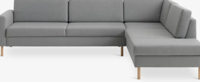 Sofa SVALBARD open-end højre lysegrå