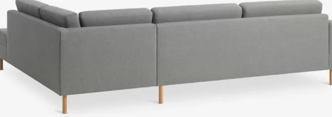 Sofa SVALBARD open-end højre lysegrå