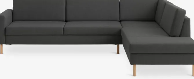 Sofa SVALBARD open-end højre mørkegrå