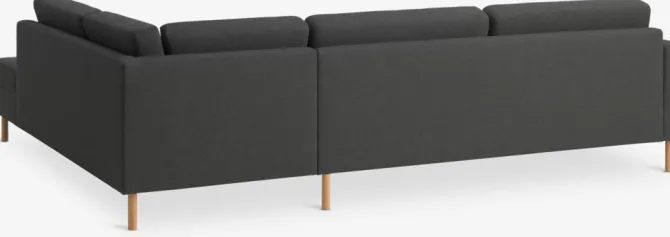 Sofa SVALBARD open-end højre mørkegrå