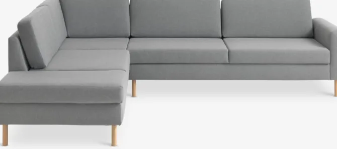 Sofa SVALBARD open-end venstre lysegrå