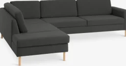 Sofa SVALBARD open-end venstre mørkegrå