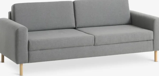 Sofa SVALBARD 3-pers. lysegrå