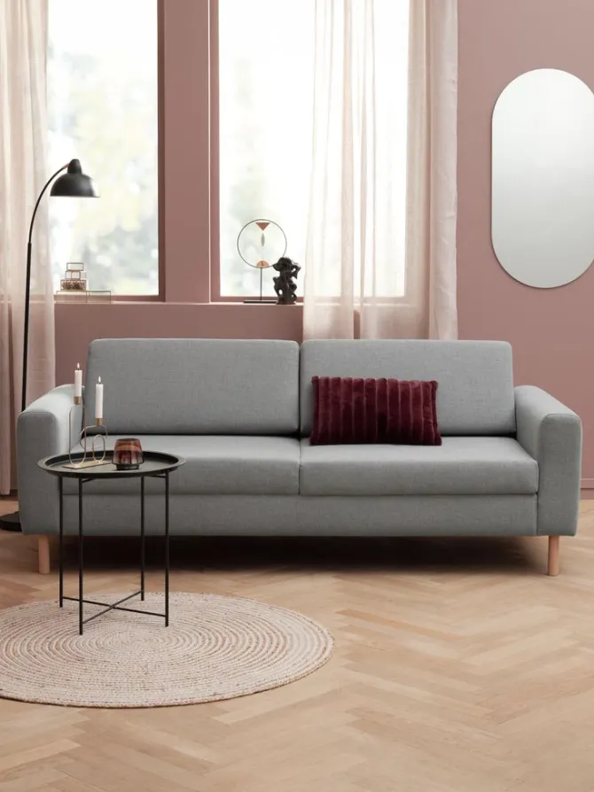 Sofa SVALBARD 3-pers. lysegrå
