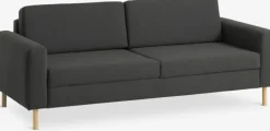 Sofa SVALBARD 3-pers. mørkegrå