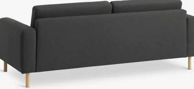 Sofa SVALBARD 3-pers. mørkegrå