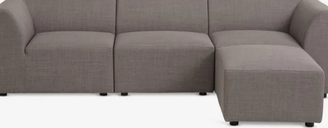 Sofa TERNDRUP chaiselong grå