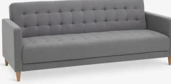 Sovesofa FALSLEV gråt stof