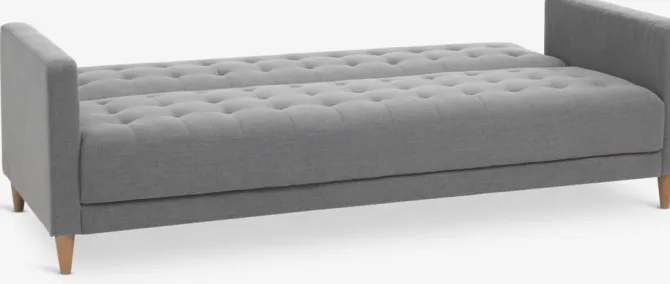 Sovesofa FALSLEV gråt stof