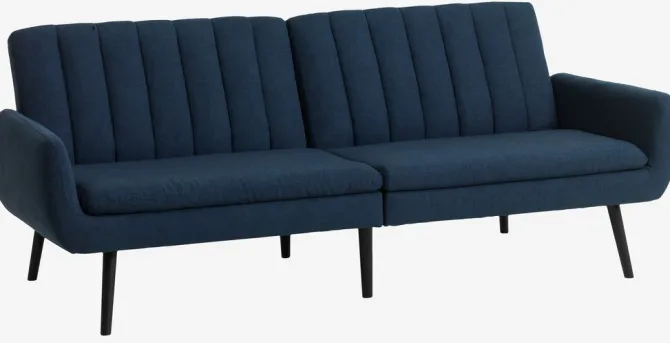 Sovesofa HARNDRUP mørkeblåt stof