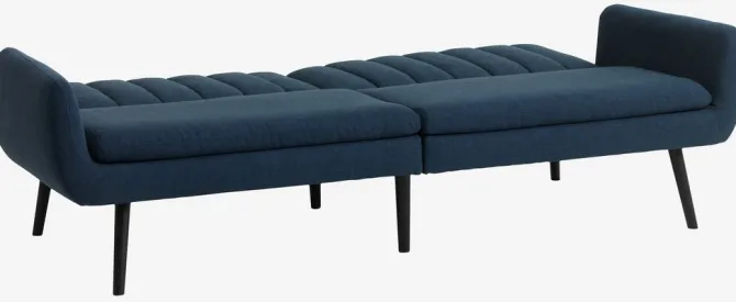 Sovesofa HARNDRUP mørkeblåt stof
