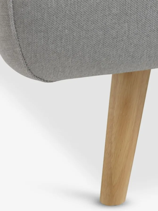 Sovesofa JUVRE lysegråt stof/natur
