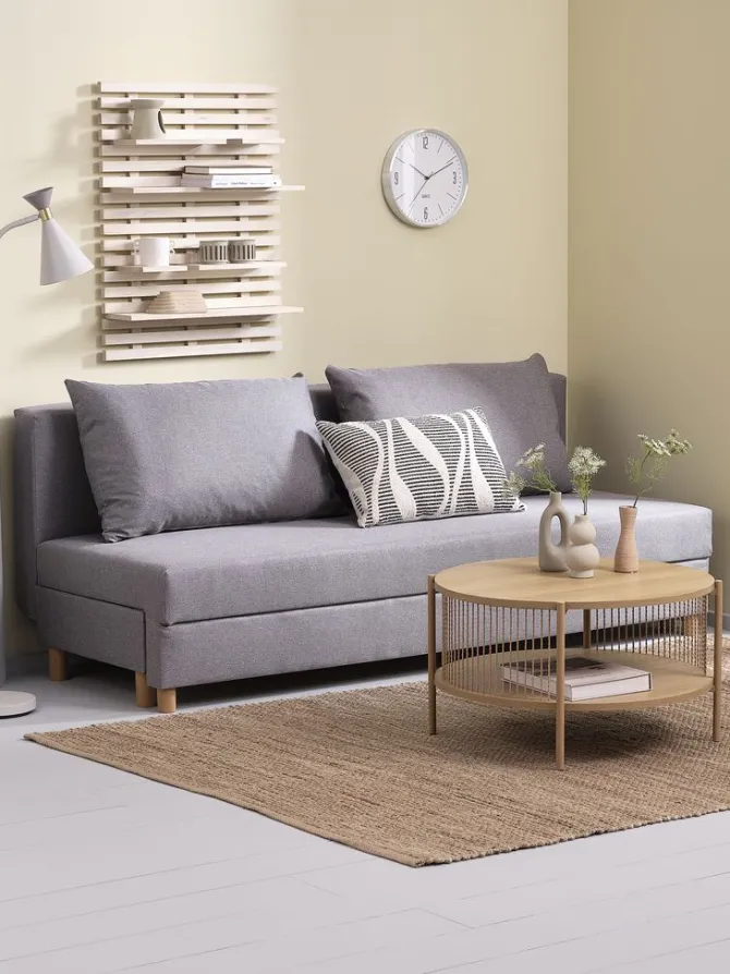 Sovesofa NORSMINDE lysegrå