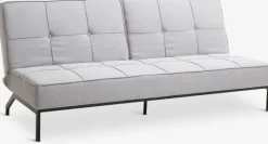 Sovesofa OREVAD lysegråt stof